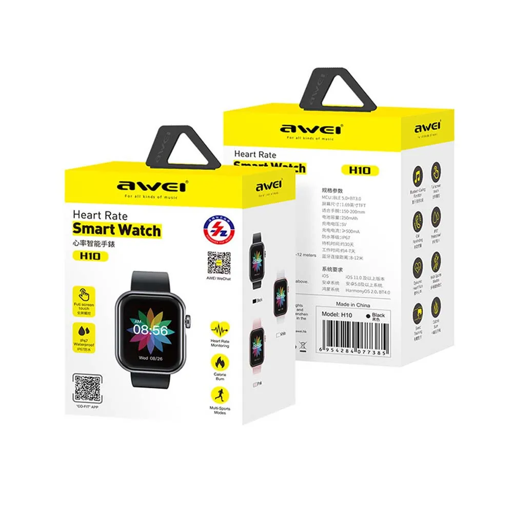 Awei h10 smartwatch rimedia